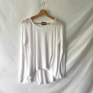 The Fisher Project White Long Sleeve Women's Top